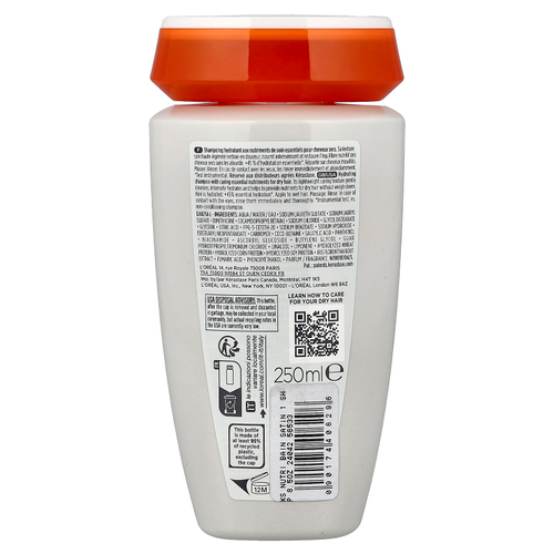 Kerastase, Nutritive, шампунь-сатин, для сухих волос, 250 мл (8,5 жидк. унции)