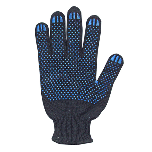 Перчатки х/б 4 нитки 10 класс ПРОФИ черная точка 32 г