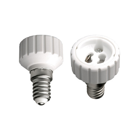 LH14-GU10L Переходник с цоколя Е14 на GU10. Материал корпуса PBT