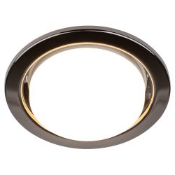 Светильник встраиваемый ЭРА KL35 BK /1 (к) под лампу GX53 черный термокольцо в комплекте