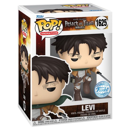 Фигурка Funko POP! Animation Attack on Titan Levi (Falling) (Exc) (1625) 82151 / Фигурка Фанко ПОП! по мотивам аниме "Атака титанов", Леви Аккерман