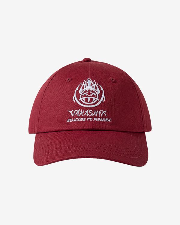 Кепка Hellcome Бордовая - фото 1