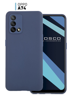 Чехол ROSCO для OPPO A74 4G оптом (арт. OPPO-A74-COLOURFUL-BLUE)
