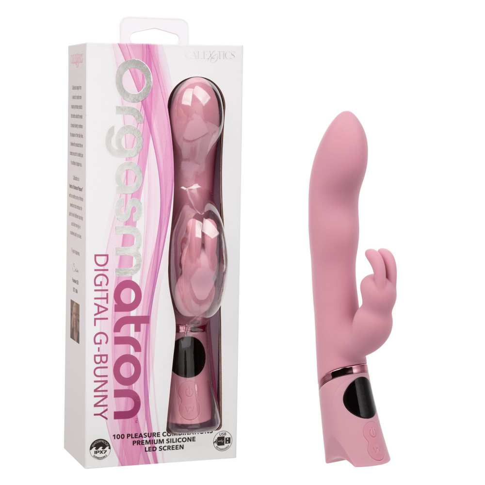 Розовый вибратор-кролик Orgasmatron Digital G-Bunny - 22,2 см. (Цвет: розовый)