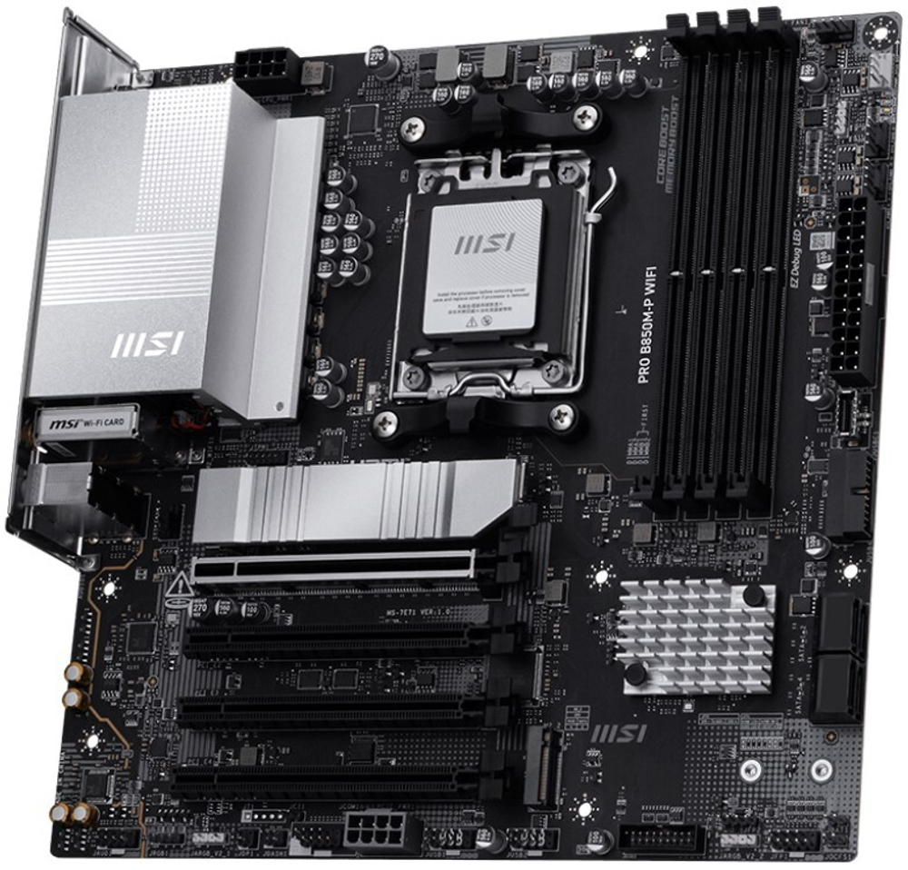 Материнская плата mATX MSI PRO B850M-P WIFI
