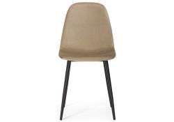 Стул на металлокаркасе Lilu dark beige / black