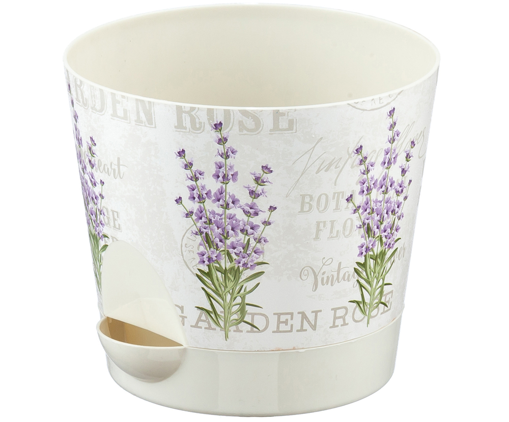 Кашпо НИКА ДЕКО D120мм 0,8л с прикорневым поливом М3076