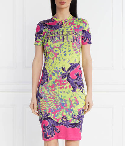 Платье Versace Jeans Couture - разноцветная(76HAO9P9JS329)