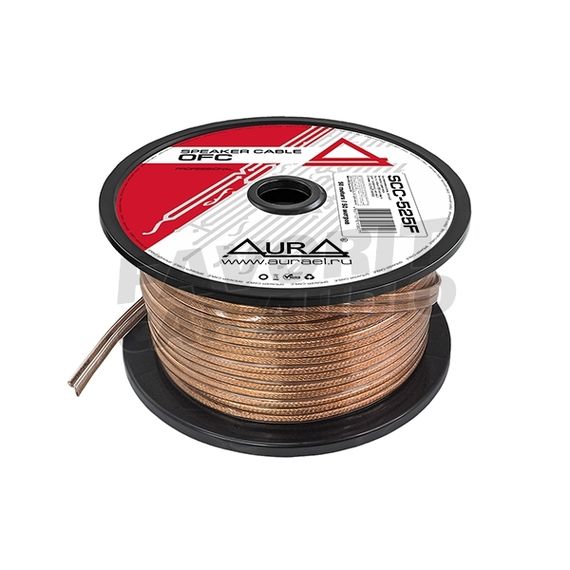 Акустический кабель AURA SCC-525F 2.5мм² OFC медь плоский (75)