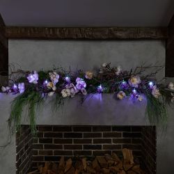 ULD-S0400-010-STB-2AA WHITE IP20 GRAPES Гирлянда светодиодная на батарейках 2AA не в-к. Виноград. 4м. 10 светодиодов. Белый свет. Провод прозрачный. TM Uniel.