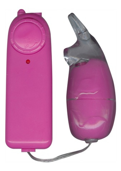 Лиловое виброяйцо-зайчик FUNKY BUNNY VIBRETTE - 8 см.