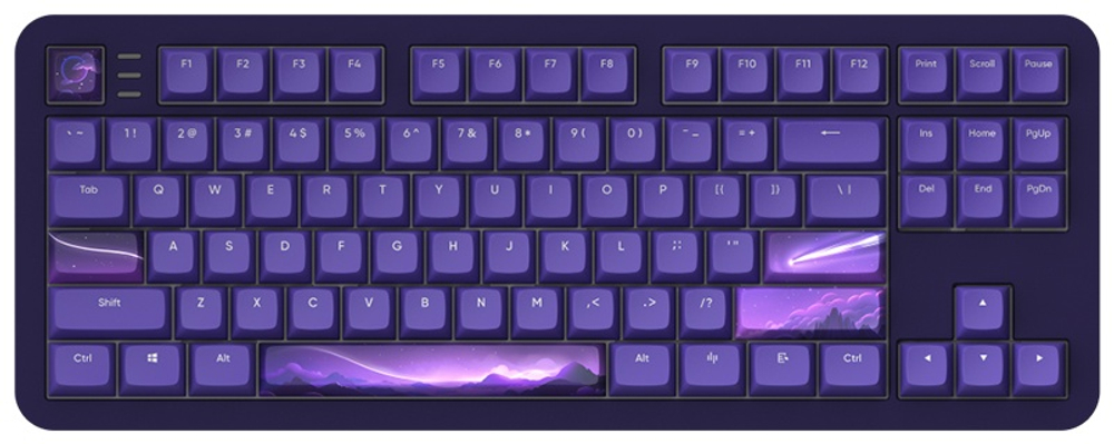 Клавиатура DARK PROJECT DPKB_CELESTIAL_87_ANSI_UA фиолетовый