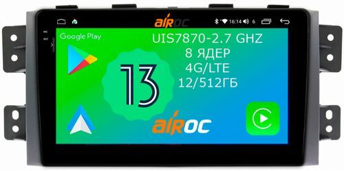 Магнитола для KIA Mohave 2008-2017 - Airoc 2K AU-2315 на Android 13, Быстрейшая, SIM-слот