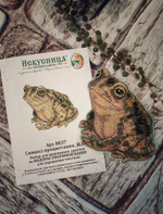 Набор для вышивания крестом на одежде Искусница "Символ процветания.Жаба"