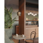 Светильник подвесной aurora, D18 см, серый