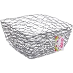 Фруктовница «Brownie» 24*11см волна серая