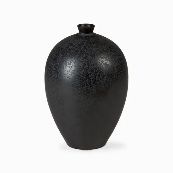 Ваза Noir высота 36 см, черная