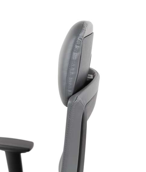 Офисное кресло Chairman 500LUX Россия экокожа cерый