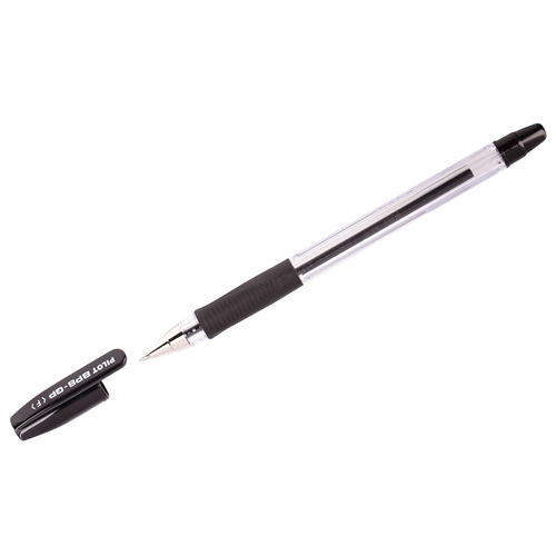 Ручка шариковая Pilot "BPS" черная, 0,7мм, грип BPS-GP-F-B