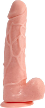 Телесный фаллоимитатор Mr. Strong - 19 см.