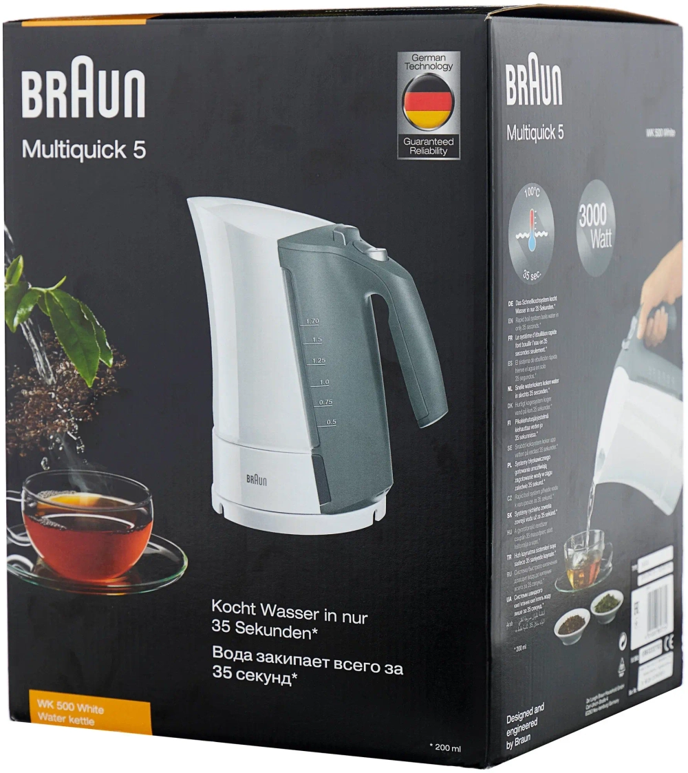 Электрочайник Braun WK500 WH