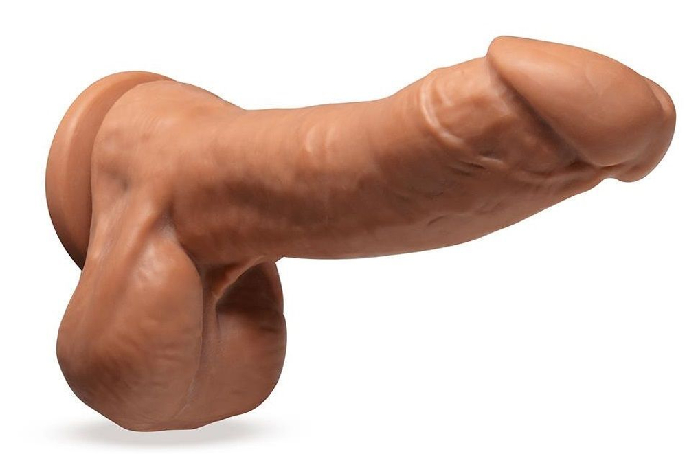 Кофейный фаллоимитатор The Secret Agent - 20,9 см.