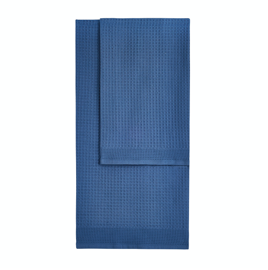 Набор полотенец 1+1 ПОЗИТАНО- В(коробка) (40*60+60*110, 100% хлопок, Blue/синий)