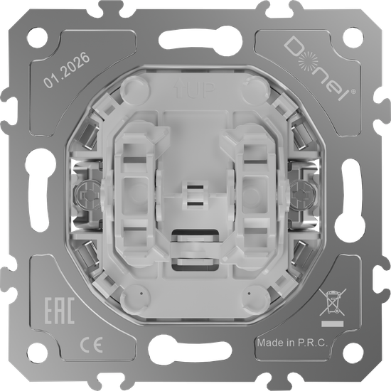 Механизм В2 жалюзийного выключателя кнопочный быстрозажимные контакты 10 A 250 В~, серия D16