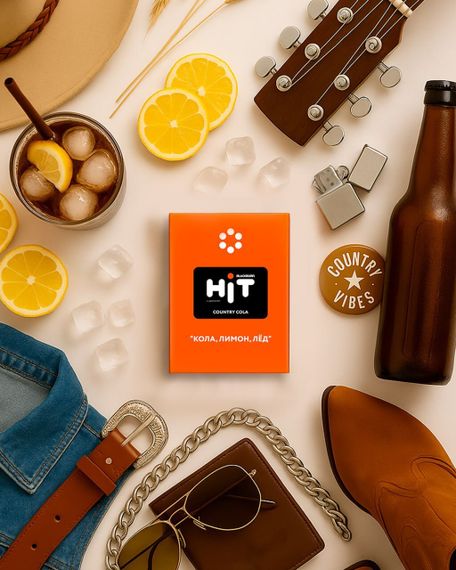 HIT - Country Cola (КОЛА, ЛИМОН, ЛЁД) (30г)