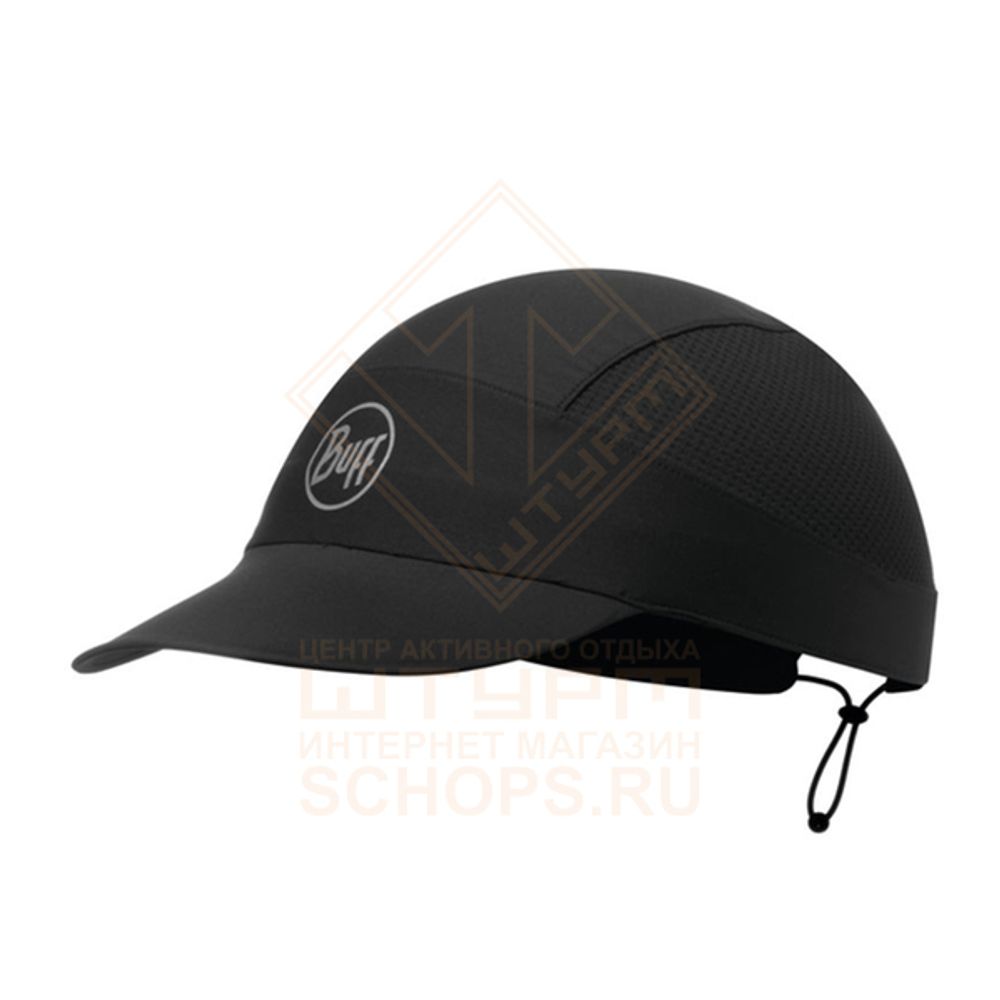 Кепка Buff Pack Run Cap, R-Solid Black