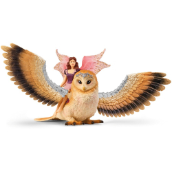 Schleich Bayala Elf World - Фея, летящая на сове 70789X / артикул   70789X  / GTIN 4059433570600