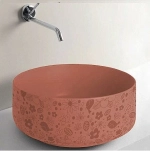 Раковина накладная Artceram Cognac 42 COL001 14 87 Rosso corallo/lol