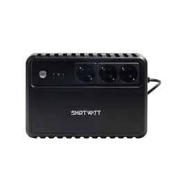 Источник бесперебойного питания SMARTWATT линейно-интерактивный, 1000/600 ВА/Вт, напольный, LED индикация, Shuko CEE7/4 - 3 шт.