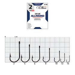 Крючки Cobra Allround VIKING сер. CA126 разм. 004 10шт.