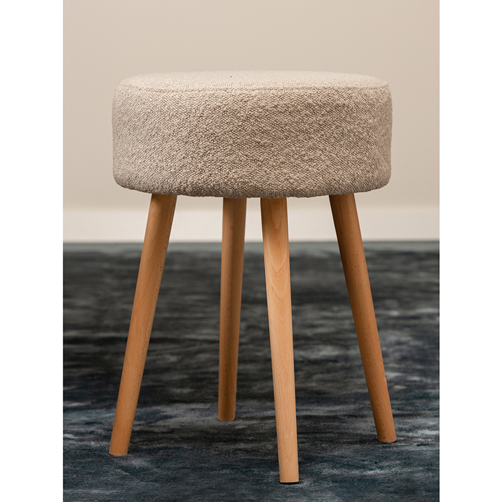 Табурет carter, букле, бежевый