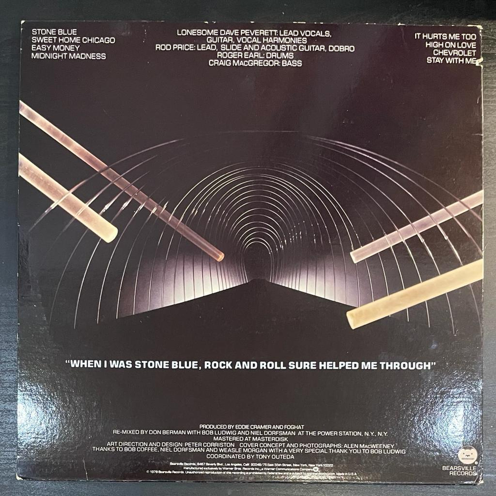 Foghat - Stone Blue (США 1978г.)