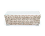 "Капучино" журнальный столик из искусственного ротанга, цвет бежевый