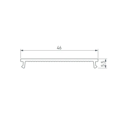 Экран SL-LINE-5060-2000 Frost (Arlight, Пластик) 029047