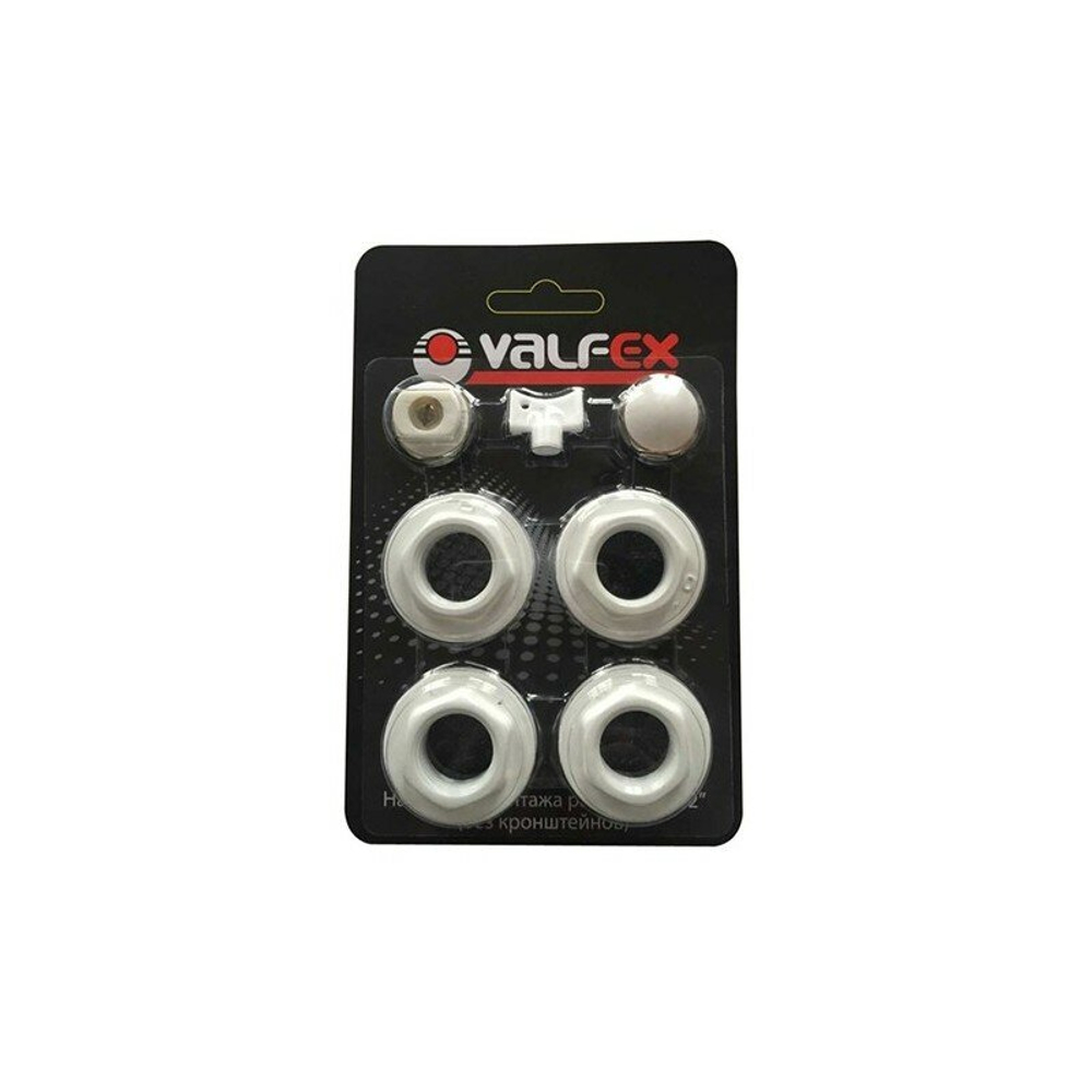 Комплект для подключения радиатора Valfex AD-1001, 7 предметов, 3/4"