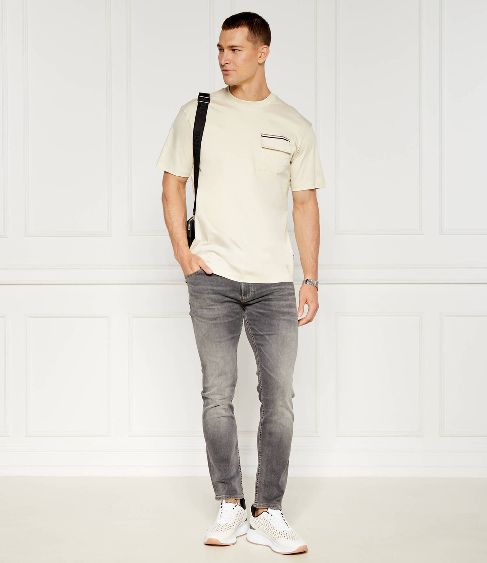 Футболка BOSS BLACK - бежевый(50520616)