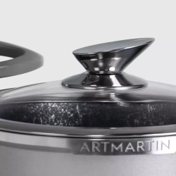 Кастрюля с крышкой 2.6л Kitchen Star Artmartin