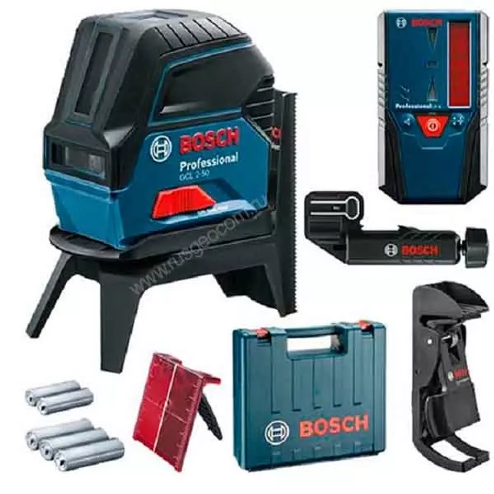 Лазерный уровень Bosch GCL 2-50 + RM1 + BM3 + кейс (0.601.066.F02)