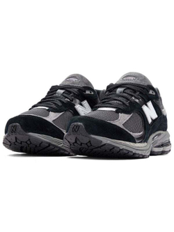 Кроссовки New Balance 2002R Black Dark Grey White