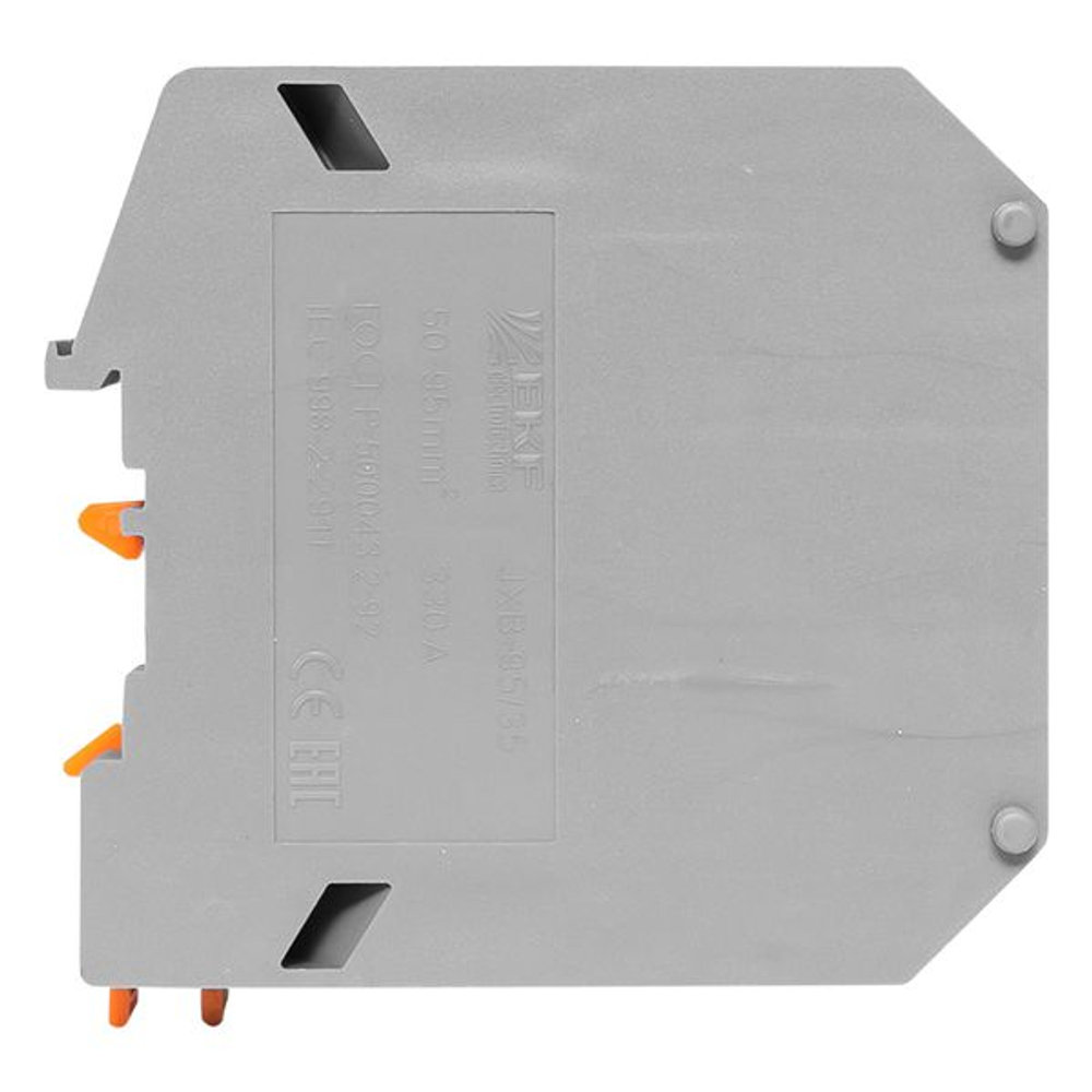 Клемма проходная винтовая JXB 95 мм2 серая EKF (10.00 шт.)