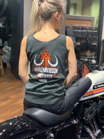 Майка Harley-Davidson Novosibirsk (Зеленая)