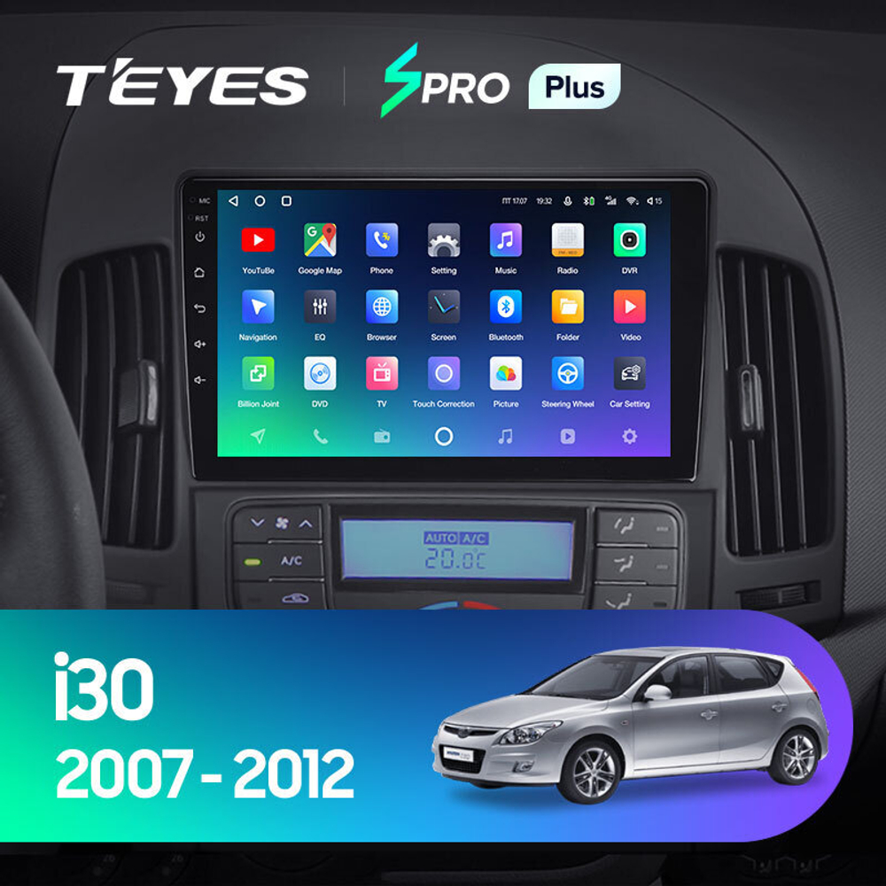 Teyes SPRO Plus 9" для Hyundai i30 2007-2013