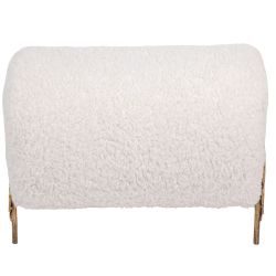 Банкетка Нимфея Молоко Бронза