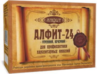 Фитосбор Алфит-24 Противопаразитарный, 60 ф/п*2г