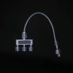 Разветвитель 3-х лучевой для силиконовых нитей без возможности управления, 24В., провод черный каучук, IP65, Beauty Led (EC3-20)