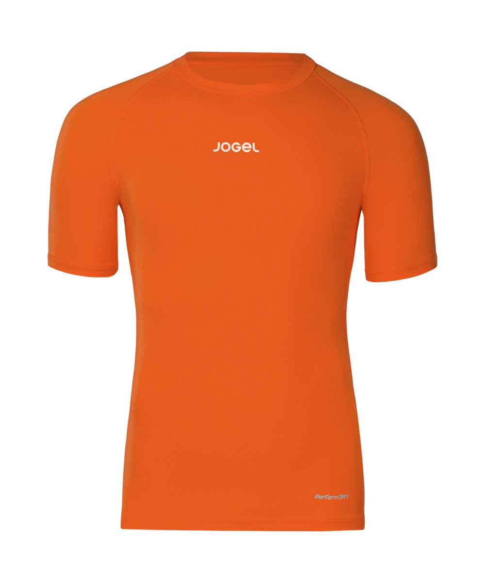 Футболка компрессионная с коротким рукавом Jogel CAMP 2 PerFormDRY Baselayer SS Tee, оранжевый D2